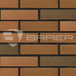 Кирпич лицевой BRAER КЛАДКА, гладкий, 1 НФ 250х120х65 мм
