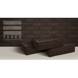 Кирпич керамический лицевой Terex "Какао" Рустик 1НФ/УС